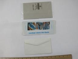 Two First Day Covers and Bicentennial Envelope: 1985 Landstat Satellite and 2012 Danny Thomas