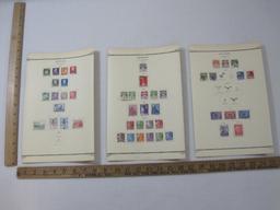 Unwatermarked Stamps from Denmark, 1935 through 1943