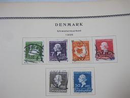 Unwatermarked Stamps from Denmark, 1935 through 1943