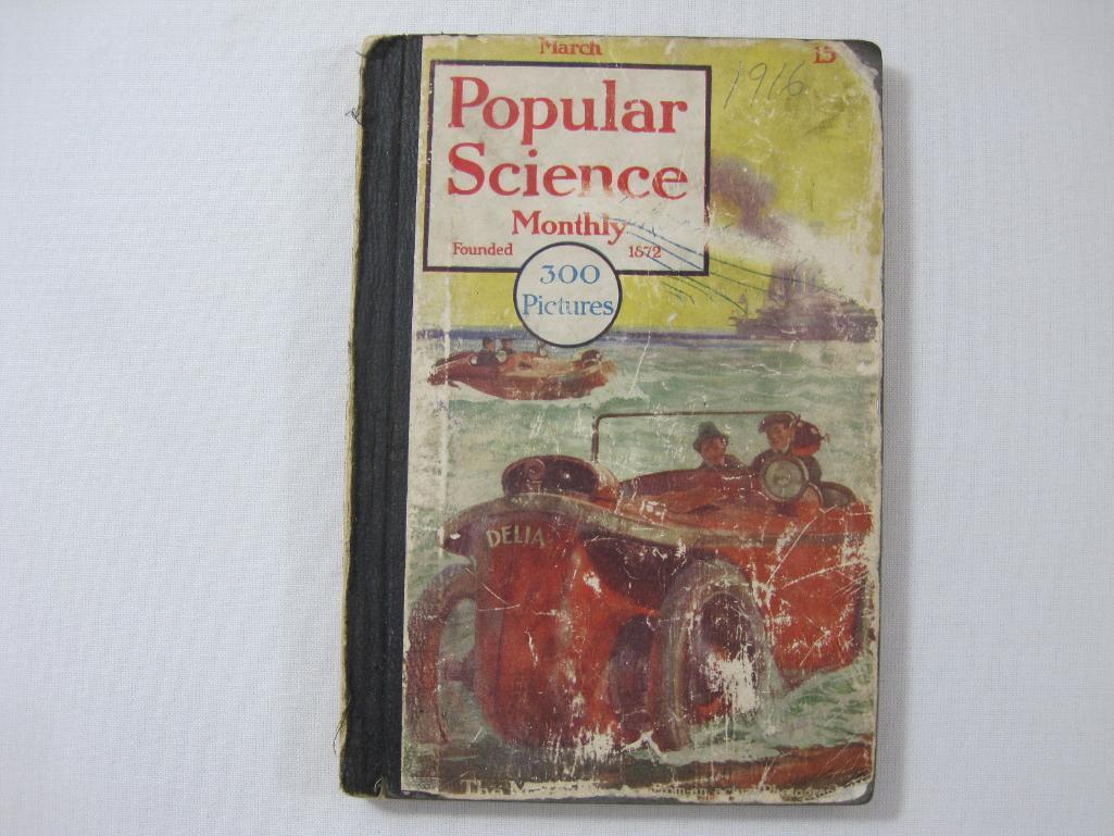 Popular Science Monthly March 1916, Volume 88 No 3, Card Envelope Helena Montana Public Library