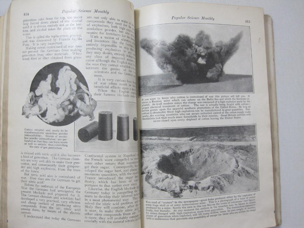 Popular Science Monthly March 1916, Volume 88 No 3, Card Envelope Helena Montana Public Library