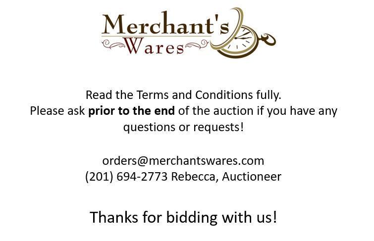 Please Read All Terms! If you have questions about bidding, pickups, or anything else related to the