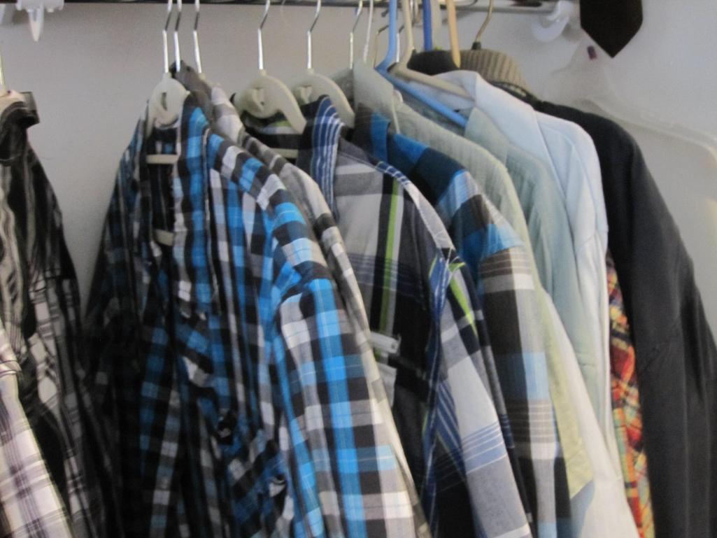 Mens Assorted Work Shirts including Wrangler, sizes XL
