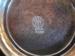 Silver Plate and Crystal Serving Items