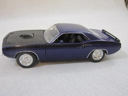 1970 Plymouth Cuda 1:32 Scale Model Car, New Ray, in original box, 11 oz