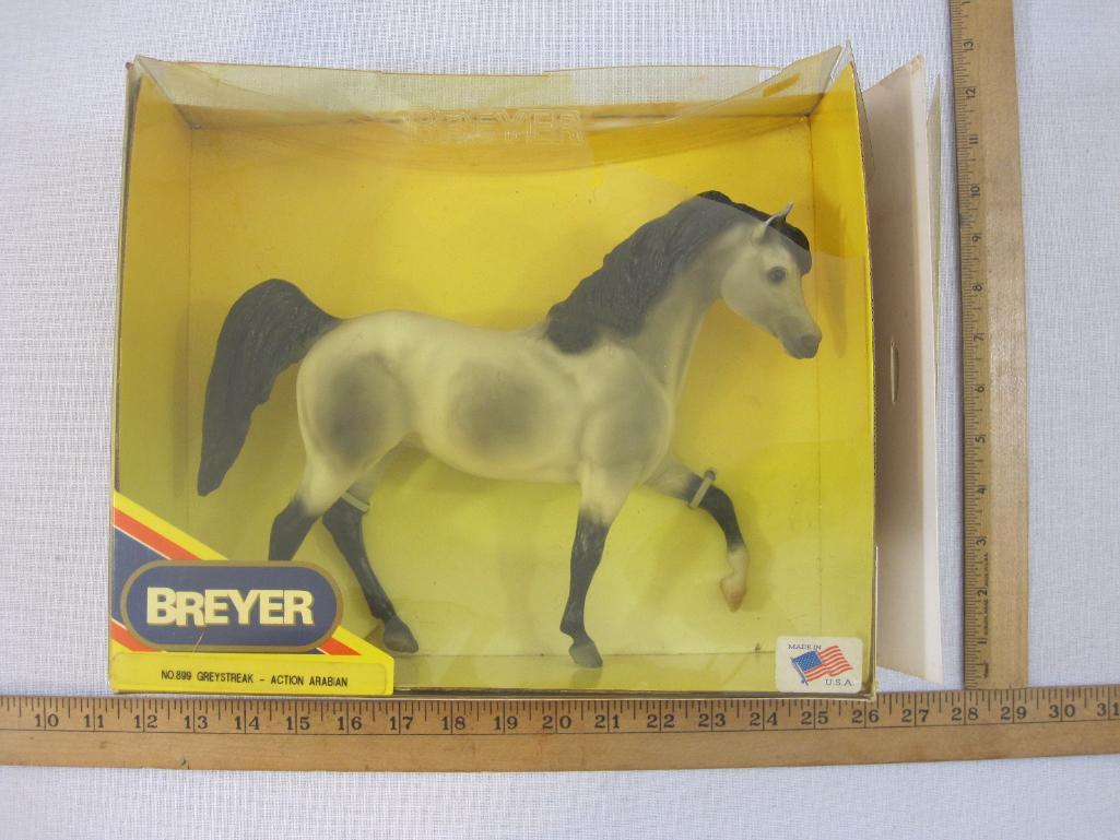Breyer No. 899 Greystreak Action Arabian Plastic Horse, in original box (see pictures for condition