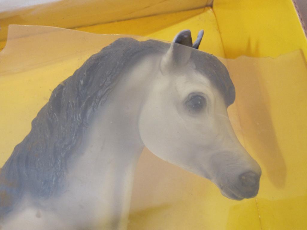 Breyer No. 899 Greystreak Action Arabian Plastic Horse, in original box (see pictures for condition