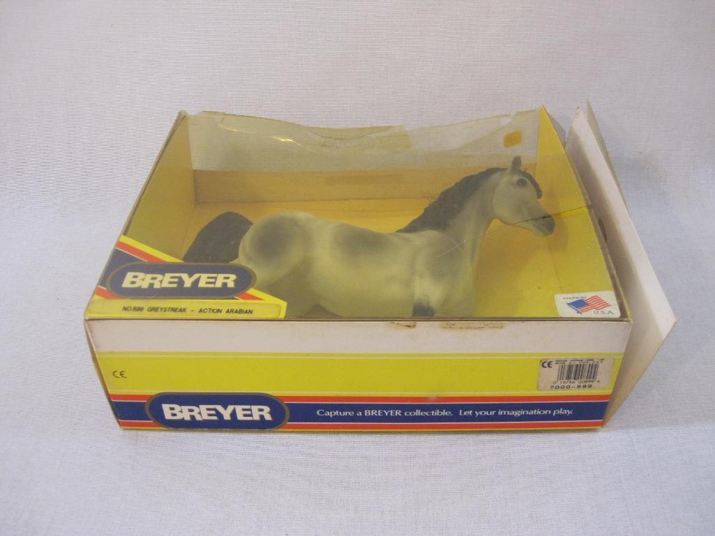 Breyer No. 899 Greystreak Action Arabian Plastic Horse, in original box (see pictures for condition
