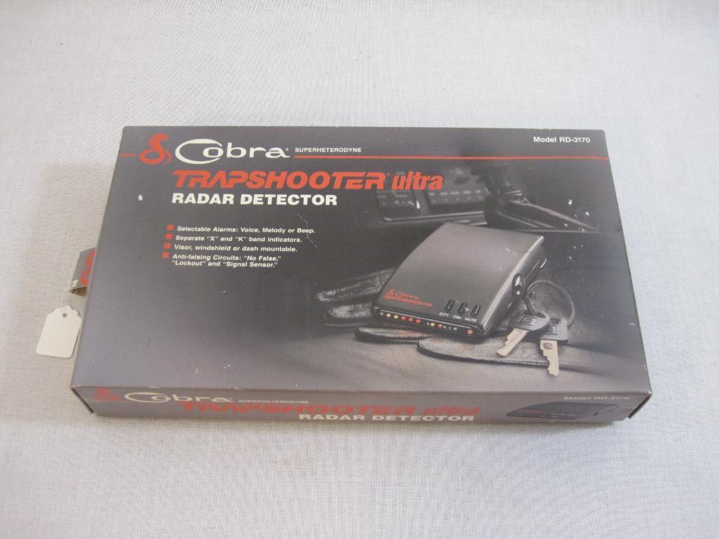 Cobra Trapshooter Ultra Radar Detector Model RD-3170, in original box, 1 lb 9 oz