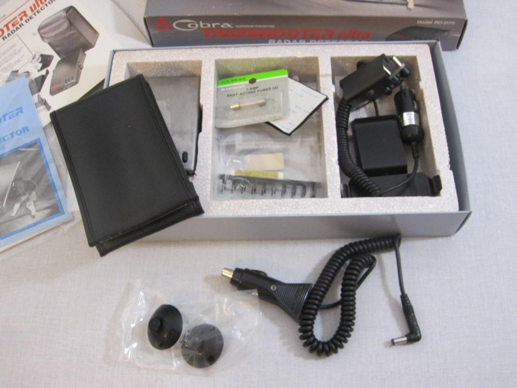 Cobra Trapshooter Ultra Radar Detector Model RD-3170, in original box, 1 lb 9 oz