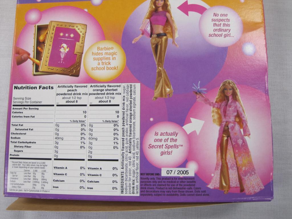 Barbie Secret Spells Barbie Doll, NRFB, 10 oz
