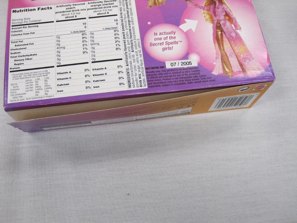 Barbie Secret Spells Barbie Doll, NRFB, 10 oz
