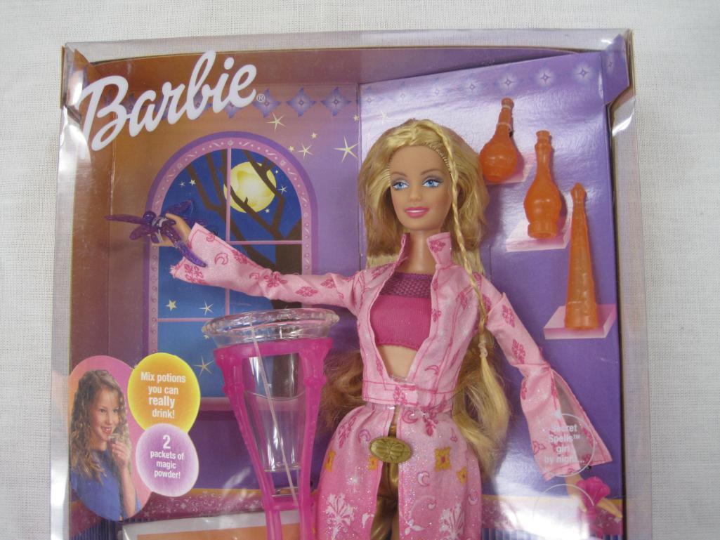 Barbie Secret Spells Barbie Doll, NRFB, 10 oz