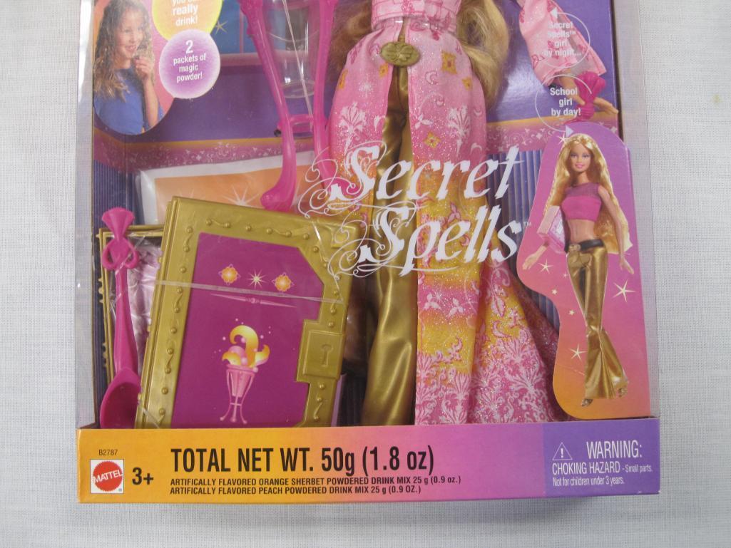 Barbie Secret Spells Barbie Doll, NRFB, 10 oz
