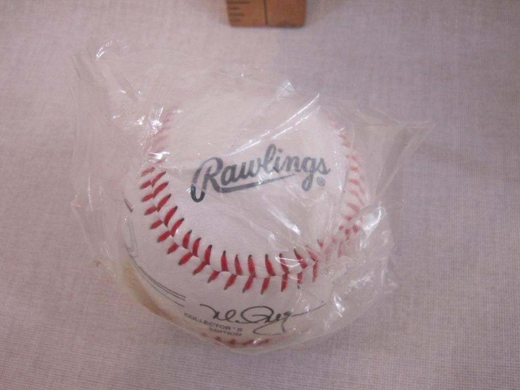 Three Commemorative Baseballs including Avon Mark McGwire, Bill Mazeroski and Willie Stargell, 1 lb