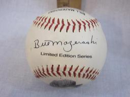 Three Commemorative Baseballs including Avon Mark McGwire, Bill Mazeroski and Willie Stargell, 1 lb