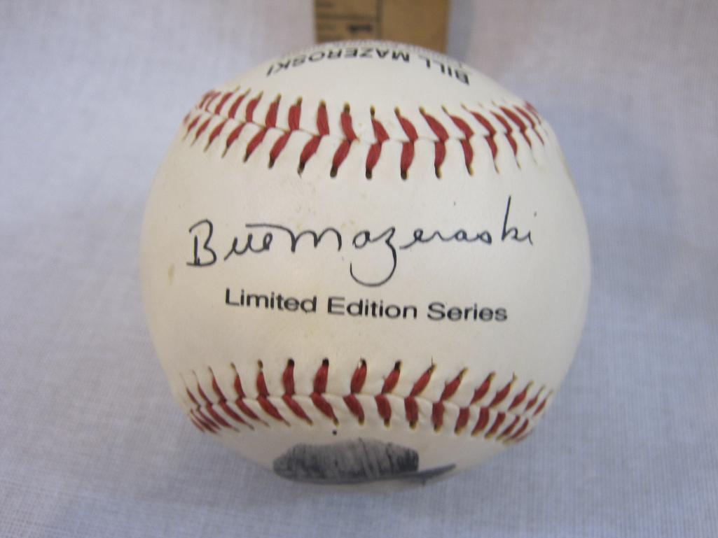 Three Commemorative Baseballs including Avon Mark McGwire, Bill Mazeroski and Willie Stargell, 1 lb