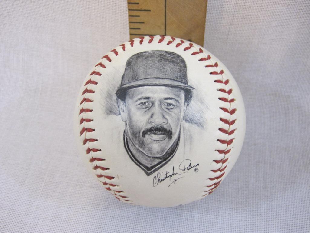 Three Commemorative Baseballs including Avon Mark McGwire, Bill Mazeroski and Willie Stargell, 1 lb