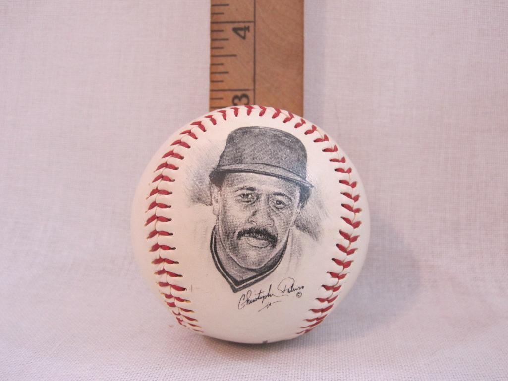 Three Commemorative Baseballs including Avon Mark McGwire, Bill Mazeroski and Willie Stargell, 1 lb