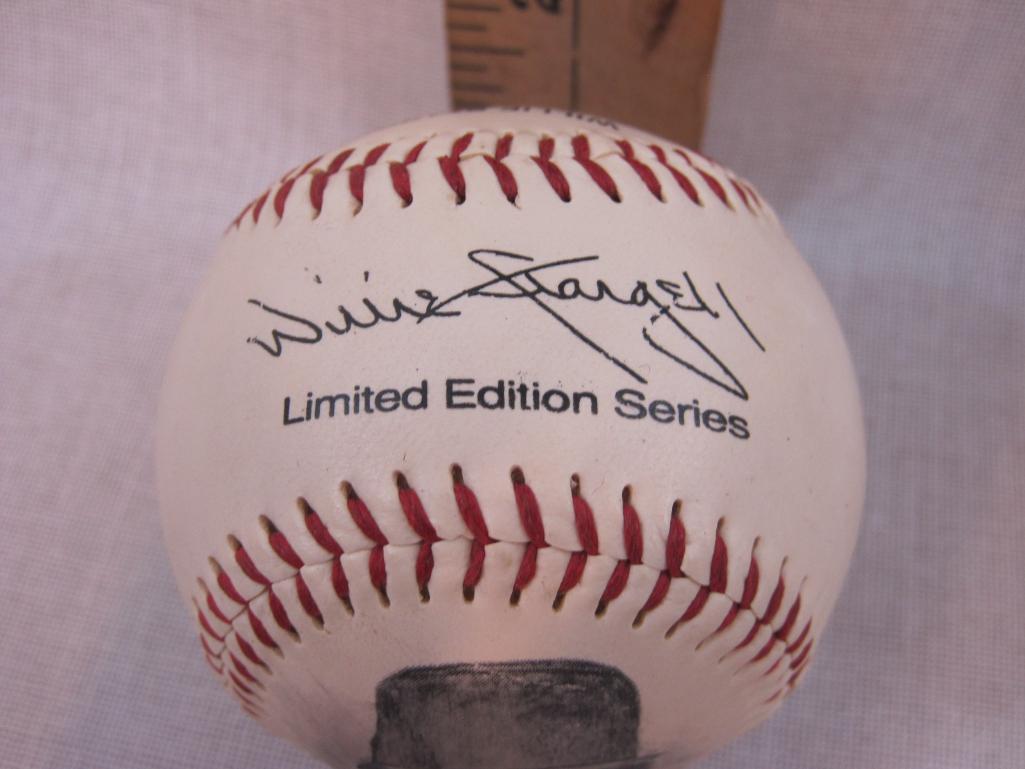Three Commemorative Baseballs including Avon Mark McGwire, Bill Mazeroski and Willie Stargell, 1 lb