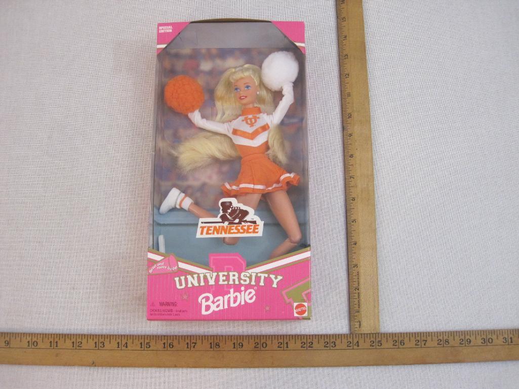 Tennessee Special Edition University Barbie, NRFB, 1997 Mattel, 9 oz