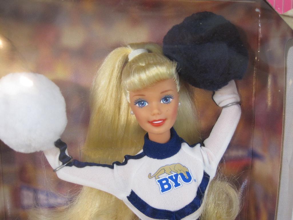 BYU Brigham Young University Special Edition University Barbie, NRFB, 1996 Mattel, 9 oz