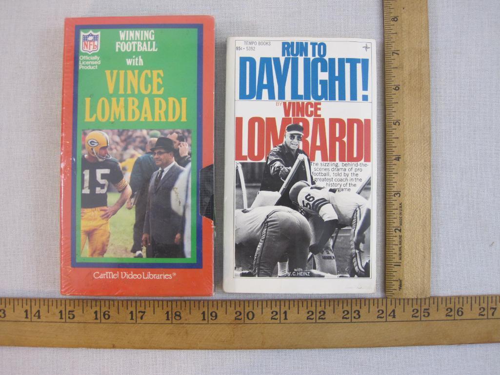 Vince Lombardi on Football Volume 4 VHS and Run to Daylight! Paperback by Vince Lombardi, 11 oz