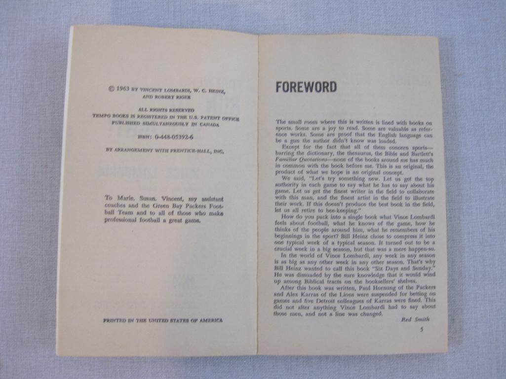 Vince Lombardi on Football Volume 4 VHS and Run to Daylight! Paperback by Vince Lombardi, 11 oz