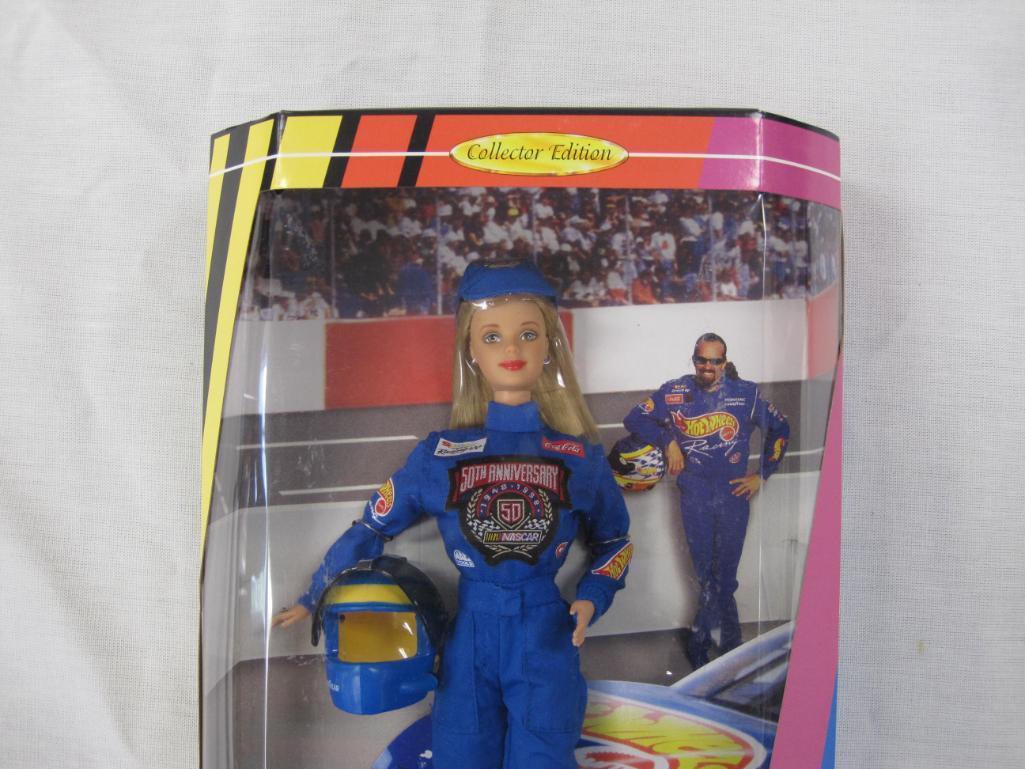 Nascar 50th Anniversary Collector Edition Barbie Doll, NRFB, 1 lb