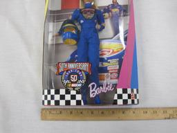 Nascar 50th Anniversary Collector Edition Barbie Doll, NRFB, 1 lb