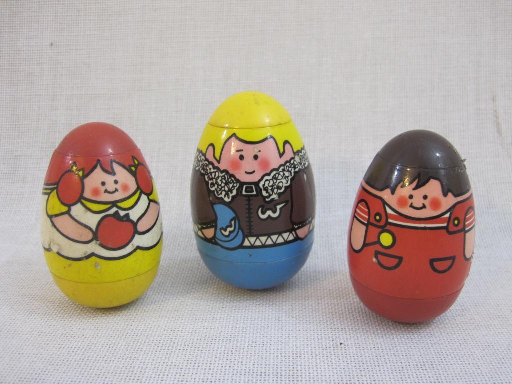 Assorted 1970s Weebles Figures and Accessories, Hasbro, 10 oz