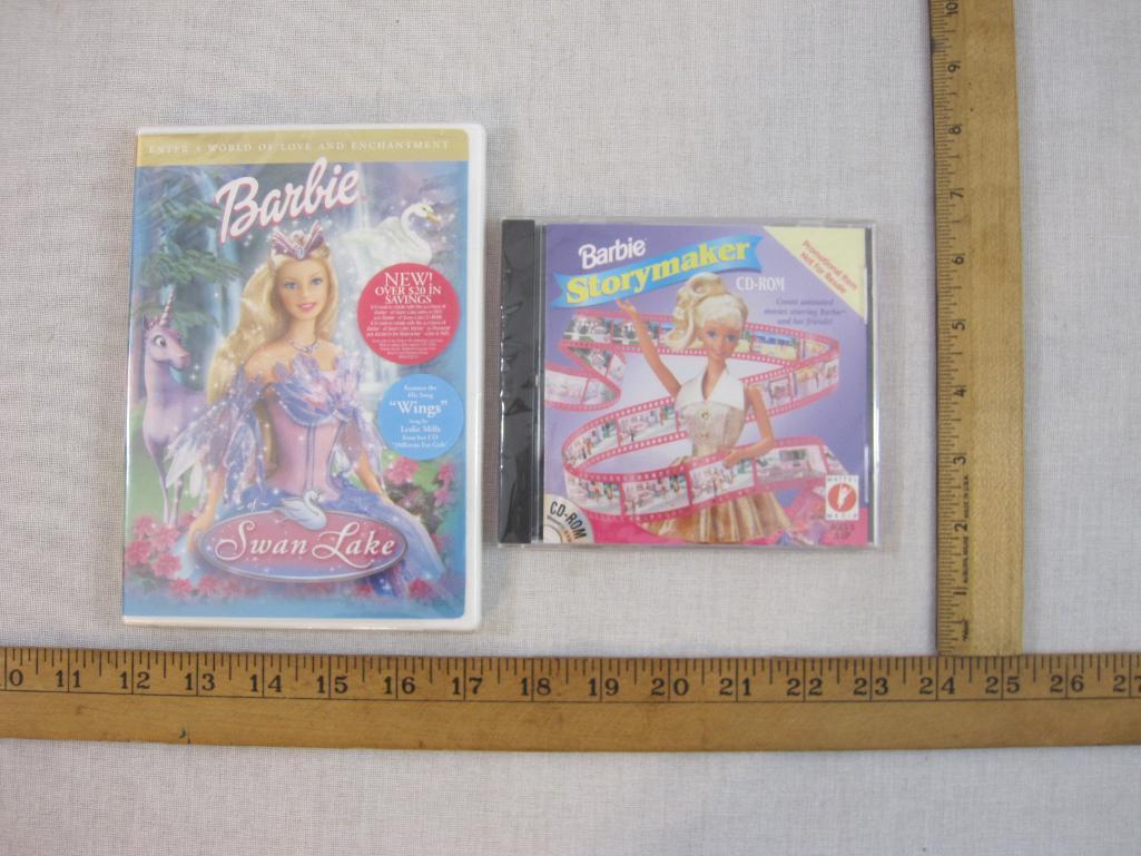 Sealed Barbie of Swan Lake DVD and Barbie Storymaker CD-ROM, 8 oz