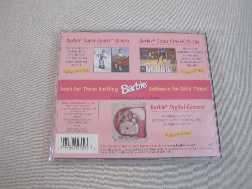 Sealed Barbie of Swan Lake DVD and Barbie Storymaker CD-ROM, 8 oz