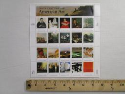 US Postage Four Centuries of American Art 32 cent Scott #3236, Full Sheet of 20