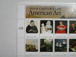US Postage Four Centuries of American Art 32 cent Scott #3236, Full Sheet of 20