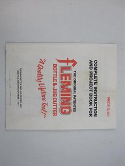 Fleming 1971 Glass Bottle Cutting Kit, great for candles and displays!