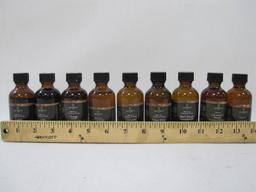 Natures Oil Therapeutic Grade Esential Oils including Ginger Grass, Basil, Tangerine and others