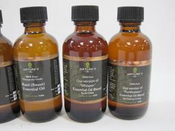 Natures Oil Therapeutic Grade Esential Oils including Ginger Grass, Basil, Tangerine and others