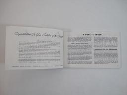 1961 Corvette Owners Guide, excellent condition, 4 oz