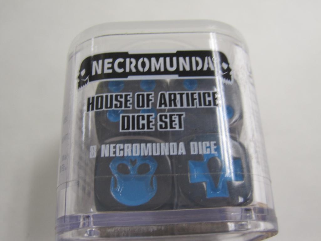 Necromunda House of Artifice Dice Set by Games Workshop, Sealed, includes 8 Necromunda Dice, 3oz