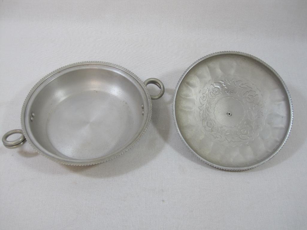 Aluminum Serving Items includes Kromex Goblet, Bowls, Trays and more