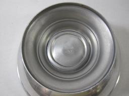 Four Serving Bowls includes Footed Pewter by Poole, Wear-Ever Aluminum and more