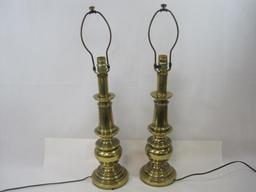 Pair of Brass Stiffel Table Lamps