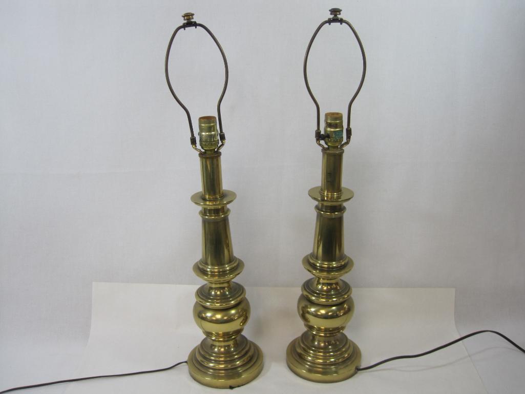 Pair of Brass Stiffel Table Lamps