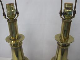 Pair of Brass Stiffel Table Lamps