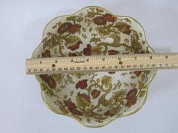 Flower Vines Pattern Ceramic Bowl, Made in China
