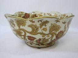 Flower Vines Pattern Ceramic Bowl, Made in China
