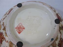 Flower Vines Pattern Ceramic Bowl, Made in China