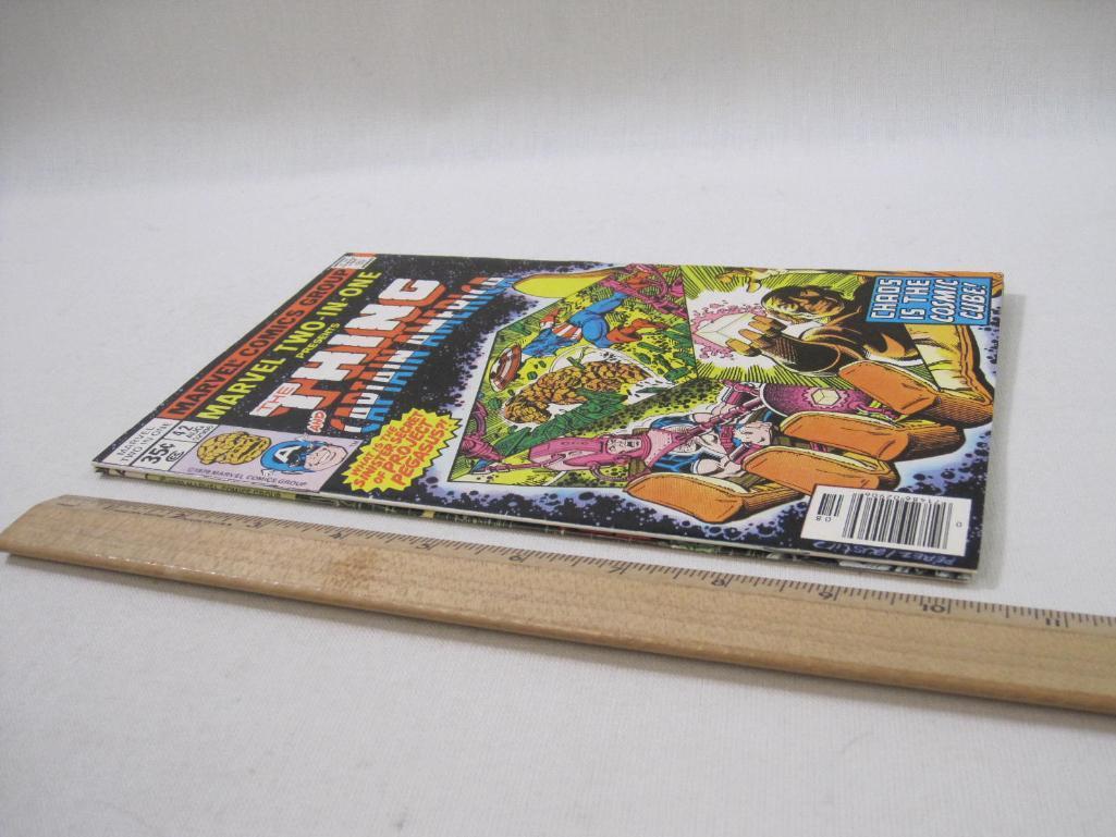Two Marvel Two in One Comics Featuring The Thing by Marvel Comics Group, Includes Marvel Two in One