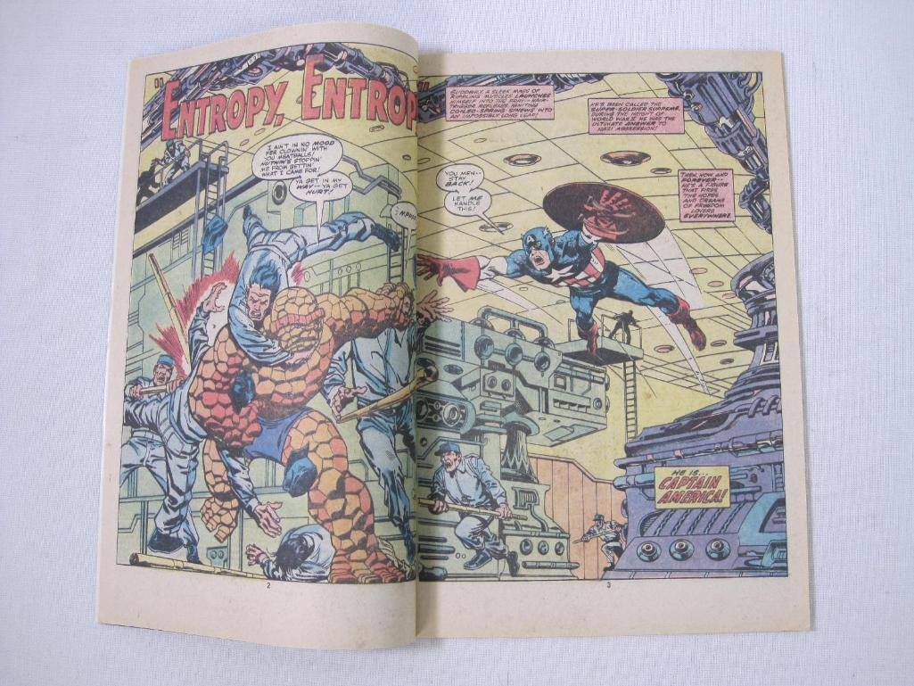 Two Marvel Two in One Comics Featuring The Thing by Marvel Comics Group, Includes Marvel Two in One
